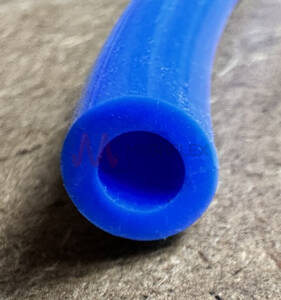 Unreinforced Blue Silicone Tube Food Grade