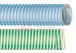 Saturno L General Purpose Green Tint PVC Lightweight S&D Hose With Rigid PVC Helix