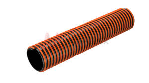 Black PVC-NBR Hose | Conductive, Oil-Resistant - Spiralpress OIL