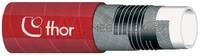 Red NR Rubber Potable Water S&D Hose with Steel Helix and Textile Plies