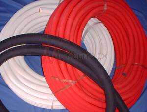 White EPDM Rubber Steam S&D Hose Reinforced with Nylon Plies