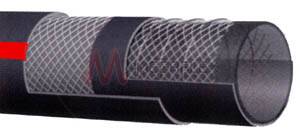 Black NBR Oil S&D Hose with Black CR/NBR Cover, Textile Plies and Steel Helix