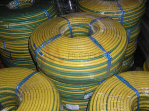 Green & Yellow Welding Hose - 20 Bar, Industrial Grade