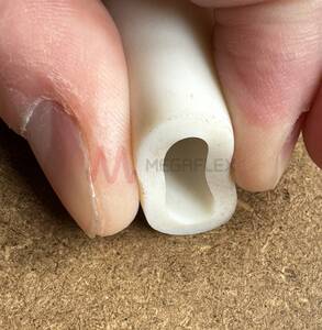 Unreinforced Santoprene White Tube Food Grade