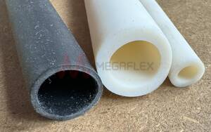 Unreinforced Santoprene White Tube Food Grade