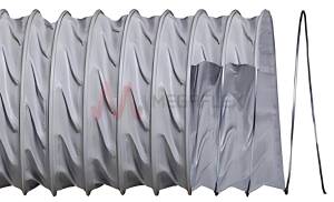 Eolo Thermo - Grey Industrial Duct | Fire Resistant, Flexible