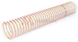 Translucent Polyurethane Ducting with Copper Coated Steel Helix (Heavy Duty)