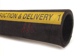 High Temperature Smooth Black EPDM Rubber Water Suction & Delivery Hose