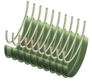 Saturno L SE - Translucent Green PVC Hose | Agriculture