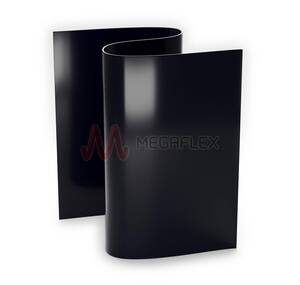 300mm wide x 2mm thick Black PVC Strip Curtain