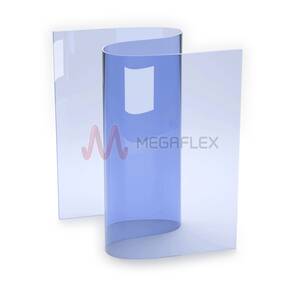 470mm wide x 0.4mm thick Clear PVC Strip Curtain