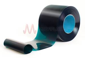 570mm wide x 1mm thick Green Welding PVC Strip Curtain