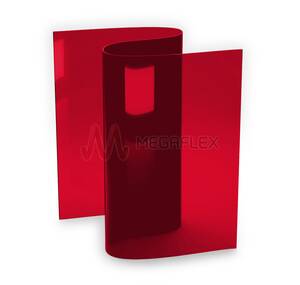 570mm wide x 1mm thick Red Welding PVC Strip Curtain